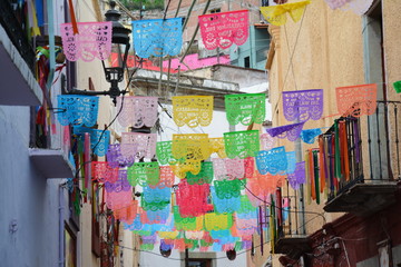 Papel Picado Fête des Morts Guanajuato Mexique - Día de los Muertos México