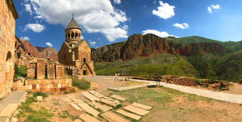 Surb Astvatsatsin church, Noravank monastery complex. Religious cultural center of ancient Armenia.