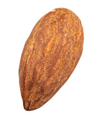 Almond isolated on white background