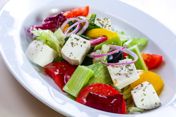 Traditional Greek salad