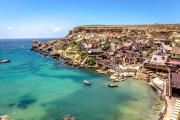 Popeye Village, Malta - May 22nd 2018 - The Popeye Village at the north of Malta, the film set from...