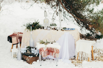 Christmas cozy place