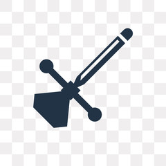 Graphic tool vector icon isolated on transparent background, Graphic tool  transparency concept can be used web and mobile