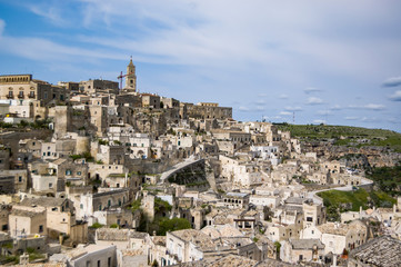The famous olad city of Matera, Basilicata Italy