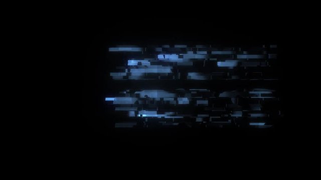 cool glitch RANDOM ACCESS text animation background logo seamless loop New quality universal technology motion dynamic animated background colorful joyful video