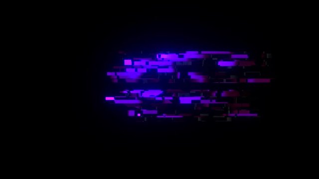 cool glitch NUMERAL SYSTEM text animation background logo seamless loop New quality universal technology motion dynamic animated background colorful joyful video