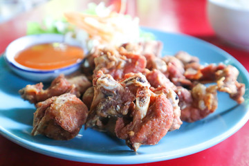 fried pork or deep fried pork