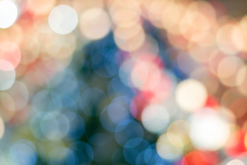 abstract background of christmas lights