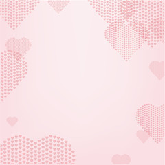 Heart With Pink Background