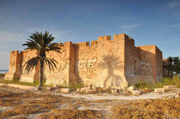 Tunisia, Mediterranean coast. Travel, tourism, recreation