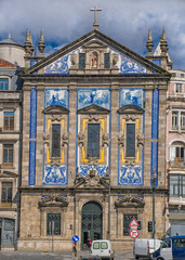 Fototapeta premium Blue Tiled Cathedral, Porto, Portugal