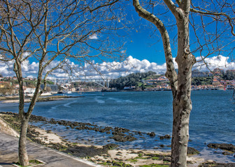 Fototapeta na wymiar Scenic Douro River, Porto, Portugal