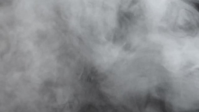 video of white vortex steam, macro
