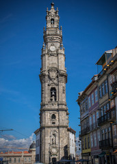 Fototapeta na wymiar Clerigos Tower, Porto, Portugal