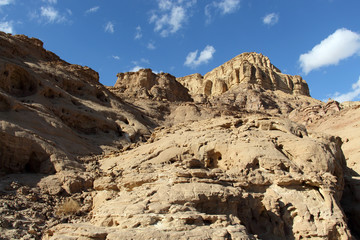 View on Mountain in Timna National Park. Israel.