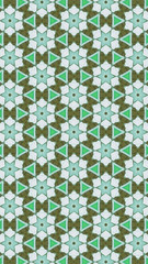 Kunstvolles geometrisches Muster und abstrakter farbiger Hintergrund