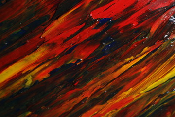 colorful oil paint