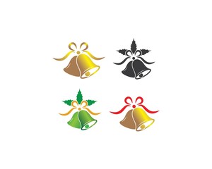 cristmas bell illustration template