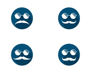 Man face character icon