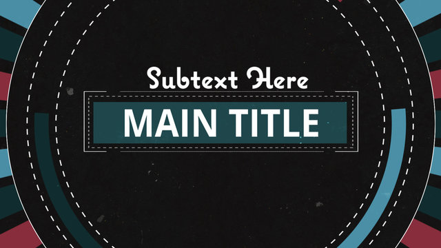 Grunge Circle Title