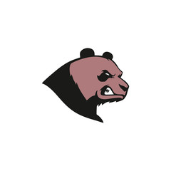 A Bear head logo. This is vector illustration ideal for a mascot