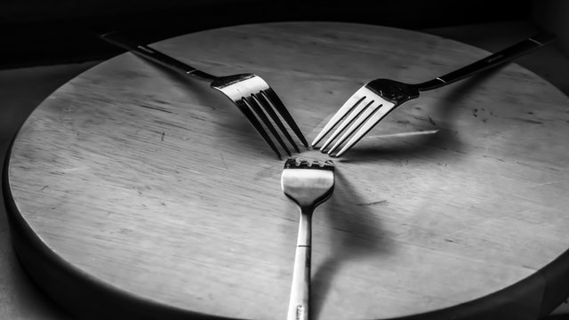 Fork and nife with reflection