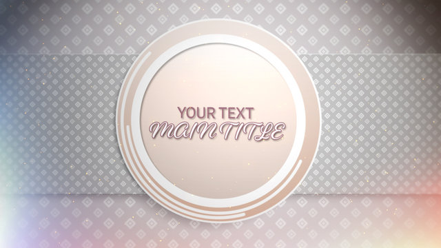 Neutral Circle Title