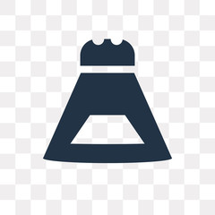 Salt Shaker vector icon isolated on transparent background, Salt Shaker  transparency concept can be used web and mobile
