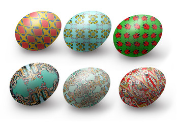 pâques, des oeufs pinte, motif,   isolé, coloré, fête,  célébration, couleur, décoration, blanc, printemps, jaune, 