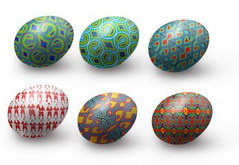 pâques, des oeufs pinte, motif,   isolé, coloré, fête,  célébration, couleur, décoration, blanc, printemps, jaune, 