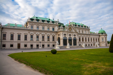 Fototapeta na wymiar Vienna. Austria. Upper Belvedere View 
