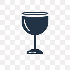Cup vector icon isolated on transparent background, Cup  transparency concept can be used web and mobile