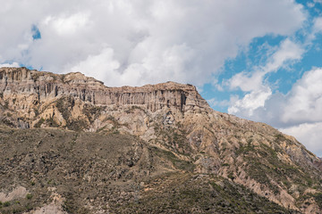 Fototapeta na wymiar rocky mountain ridge