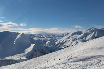 Snowy mountains, Georgia