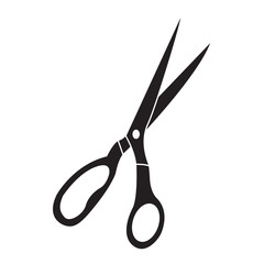 Vector icon scissors. Scissors logo. 