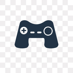 Game vector icon isolated on transparent background, Game  transparency concept can be used web and mobile