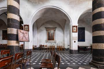 interior of the Church of St. Andrew in Levanto