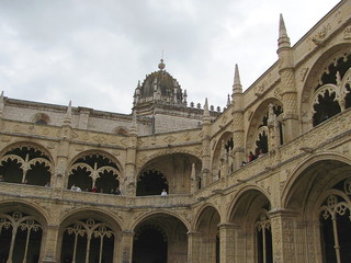 Fototapeta na wymiar Geronimos Lisbon history gothic monastery heritage