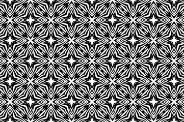 Black and white ornament.