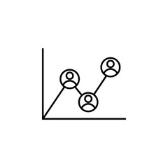 Analytics, worker, report icon on white background. Can be used for web, logo, mobile app, UI, UX