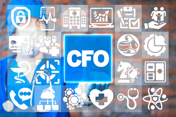 CFO medicine. Chief Financial Officer Medical concept.