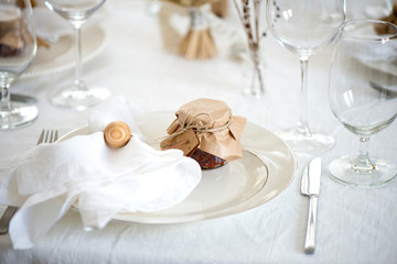 country style table setting