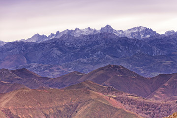 Landscape of the Picos de Europa National Park