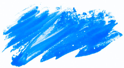 Watercolor stain blue