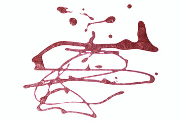 Watercolor stain purple