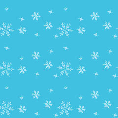 Christmas seamless pattern with snowflakes.Design template for wallpaper,fabric,wrapping,textile