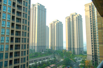 Obraz premium residential buildings