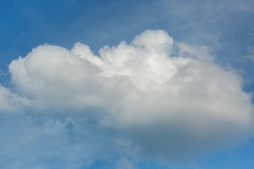 Naklejka na ściany i meble beautiful cloud in the blue sky