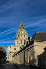 Fototapeta na wymiar Chapel of Saint-Louis-des-Invalides 1679 in Les Invalides National Residence of Invalids complex, Paris, France.