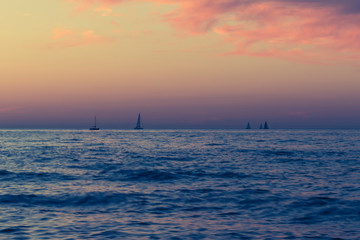 Obraz premium Sailing back home 